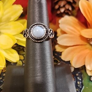 Opalite Gemstone Ring - Size 5 1/4